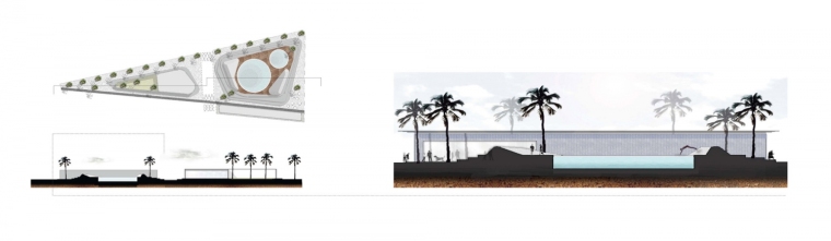 非洲贝宁LAP滨水住宅楼剖面图-非洲贝宁LAP滨水住宅楼第10张图片