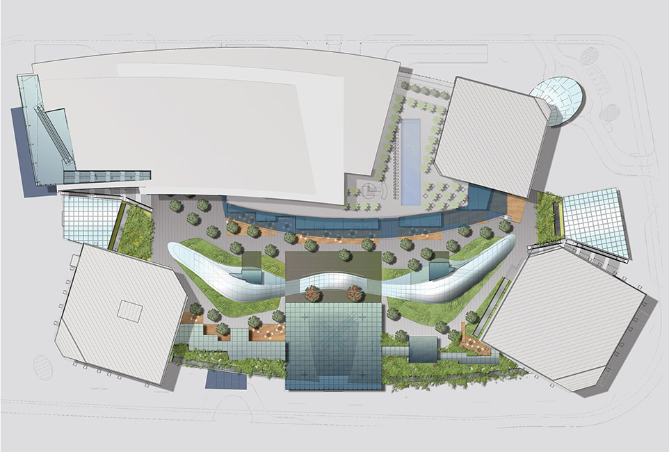 廣州太古匯綠化屋頂和城市廣場-廣場案例-築龍園林景觀論壇