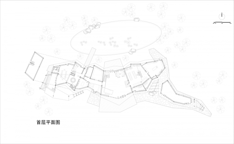 济南蓝石溪地农园会所一层平面图-济南蓝石溪地农园会所第94张图片