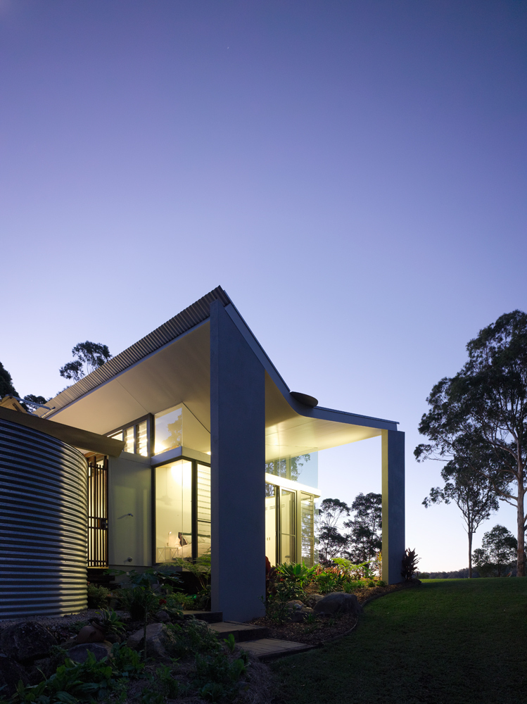 澳大利亚蒙特维尔住宅外部夜景实-澳大利亚蒙特维尔住宅第6张图片