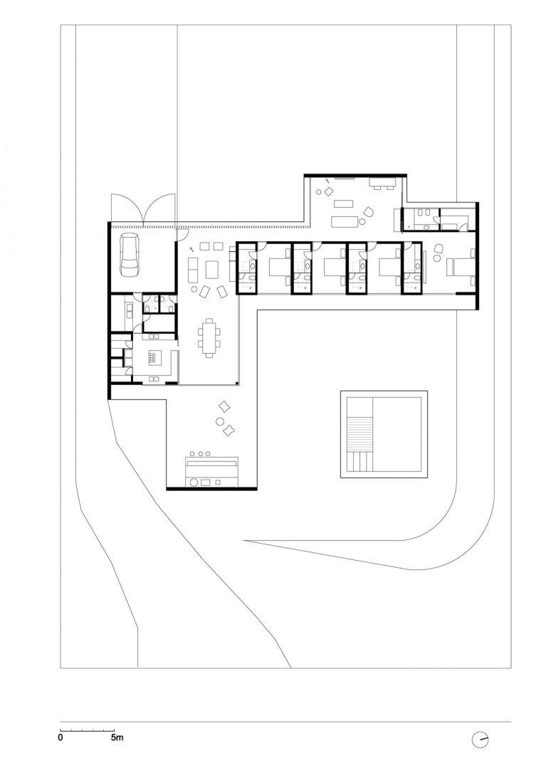 巴西圣保罗萨尔托住宅平面图-巴西圣保罗萨尔托住宅第12张图片