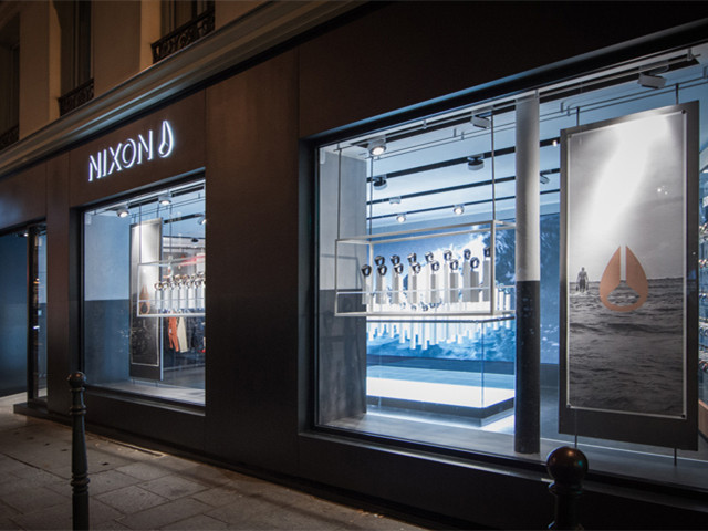 瑞士卢加诺滑板场改造资料下载-法国巴黎Nixon门店