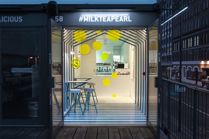 英国boxpark珍珠奶茶店