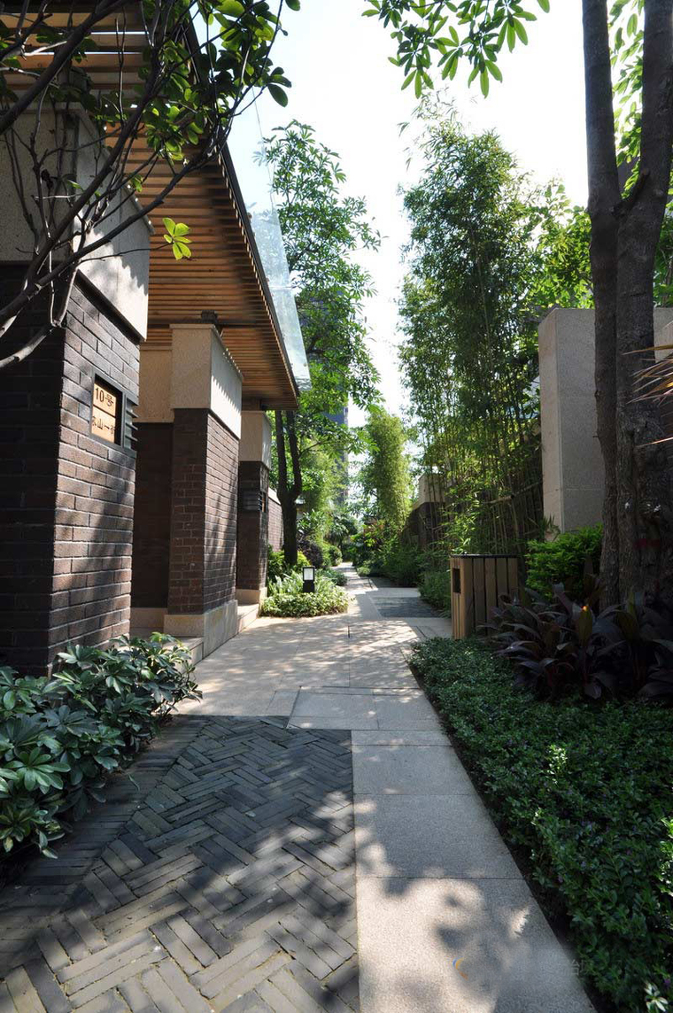 广东广州万科城别墅景观-别墅庭院案例-筑龙园林景观论坛