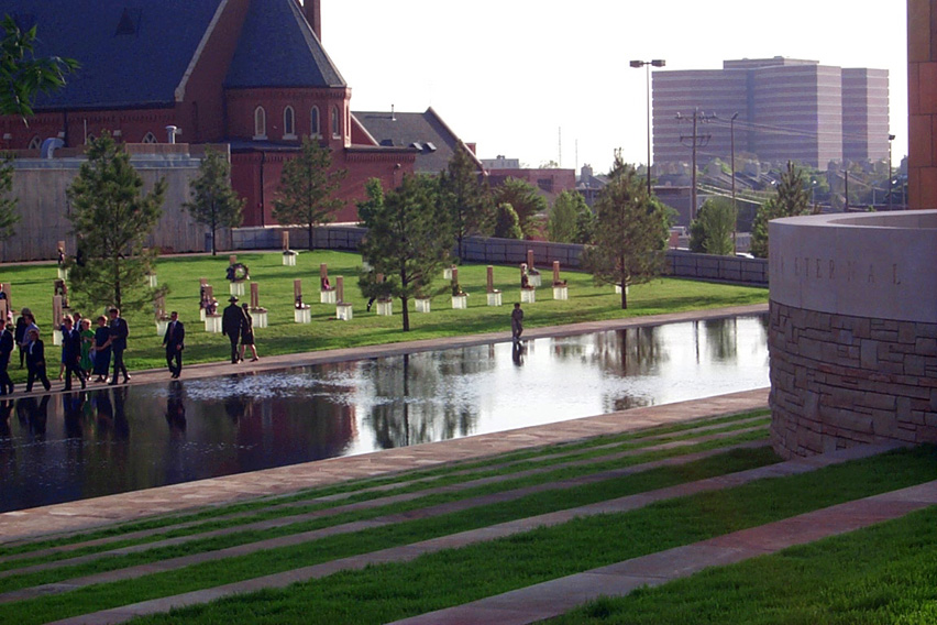 the oklahoma city memorial offers remembrance for the victims of