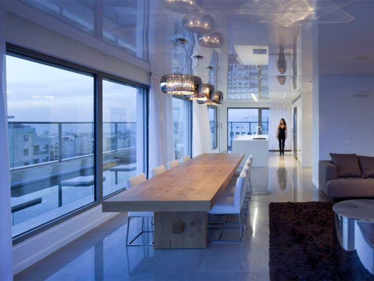 极简风格顶层公寓资料下载-以色列北部之星顶层公寓