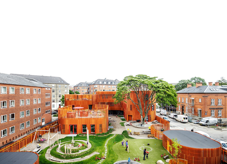 丹麦哥本哈根日托中心外部实景图-丹麦哥本哈根日托中心第4张图片