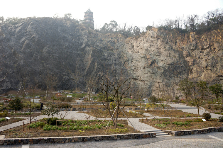 上海辰山植物园矿坑花园外部实景-上海辰山植物园矿坑花园第40张图片