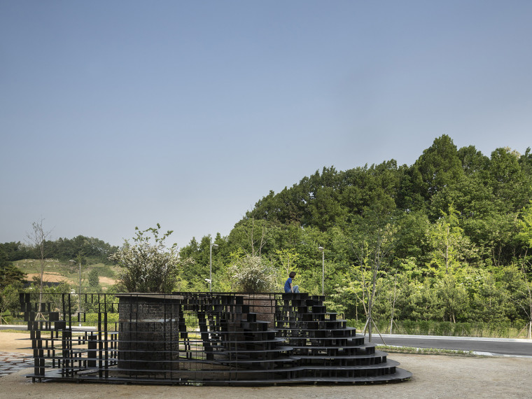 室外台阶构造资料下载-韩国首尔台阶景观