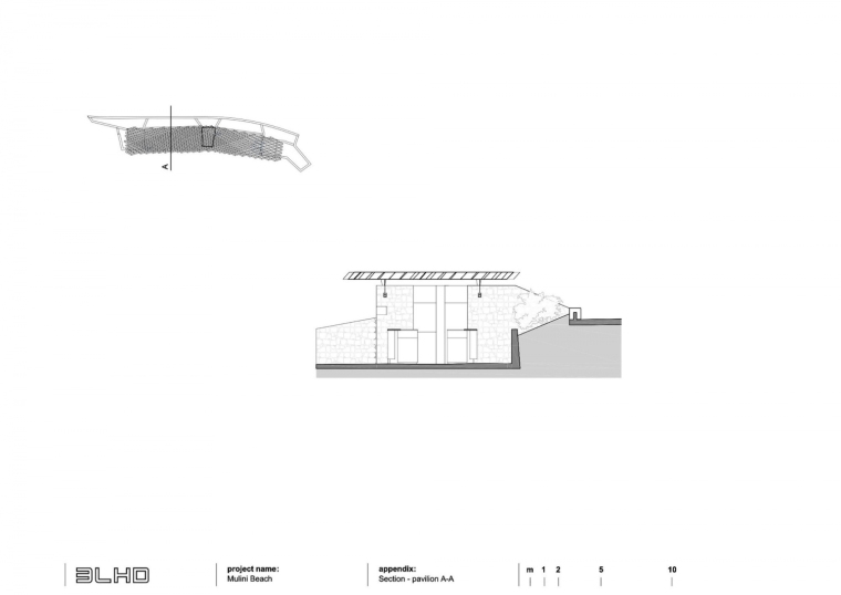 克罗地亚Mulini海滩剖立面图-克罗地亚Mulini海滩第33张图片