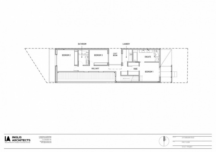 澳大利亚狭长的绝妙住宅平面图-澳大利亚狭长的绝妙住宅第24张图片