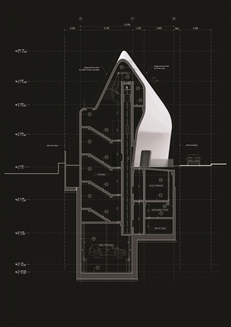 韩国Paul Smith旗舰店-韩国Paul Smith旗舰店剖面图-韩国Paul Smith旗舰店第23张图片