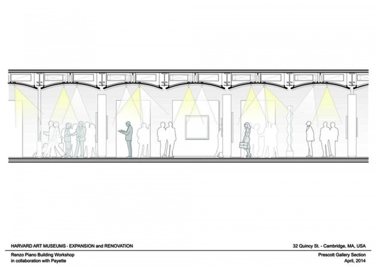 美国哈佛艺术博物馆剖面图-美国哈佛艺术博物馆第32张图片