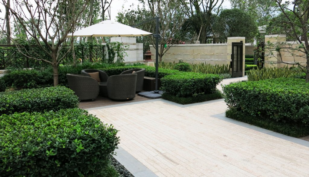 四川峨眉青庐样板庭院外部道路实-四川峨眉青庐样板庭院第6张图片