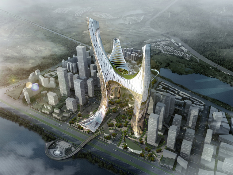 深圳中心超级综合体资料下载-深圳湾超级城市1>3竞赛方案