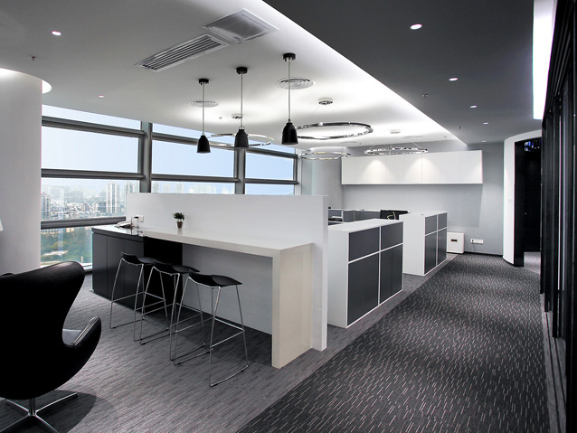 公司办公室设计图片资料下载-深圳富邦投资公司办公室设计