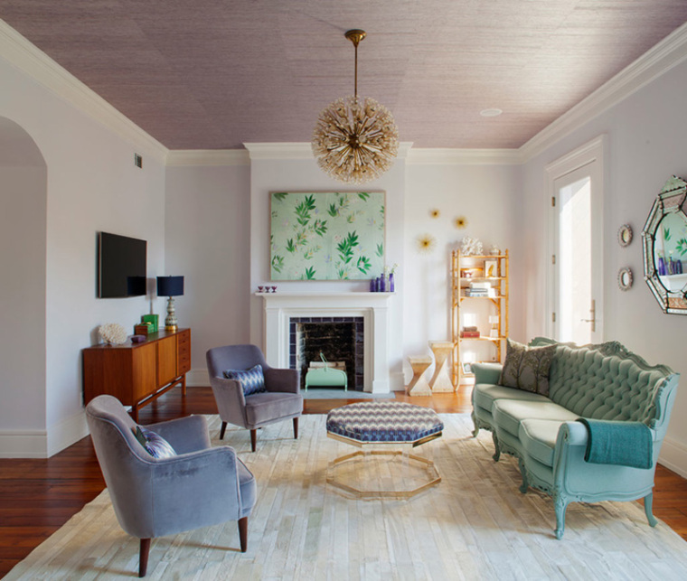好莱坞摄政风格公寓设计室内客厅-好莱坞摄政风格公寓设计第18张图片