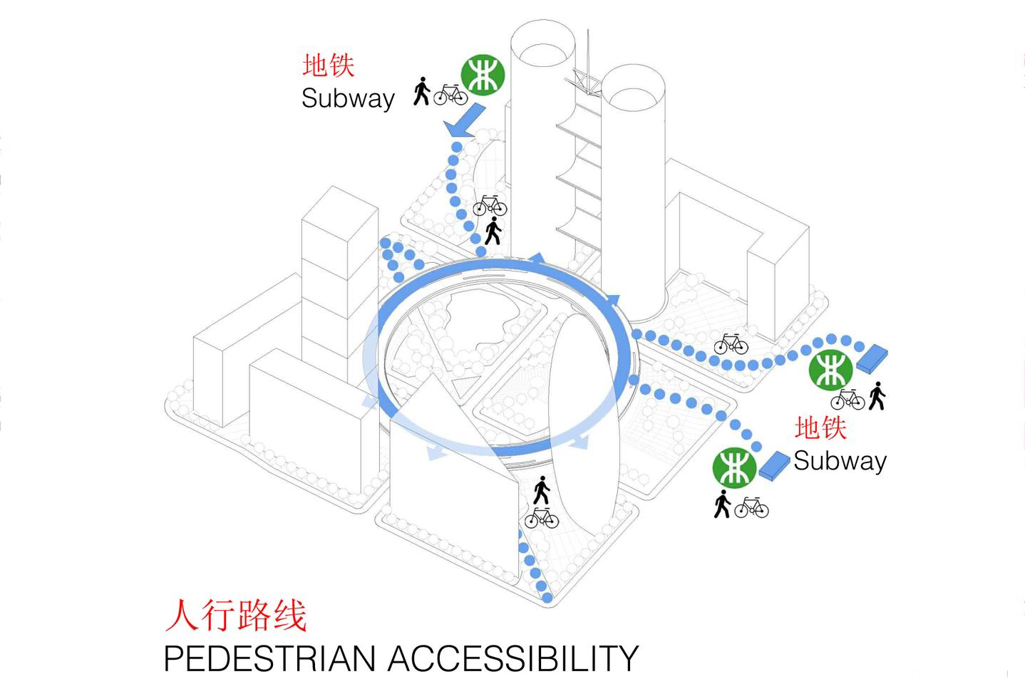 广场结构分析图图片