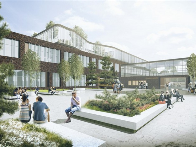 丹麦哥本哈根医院设计方案资料下载-丹麦Vendsyseel医院改扩建