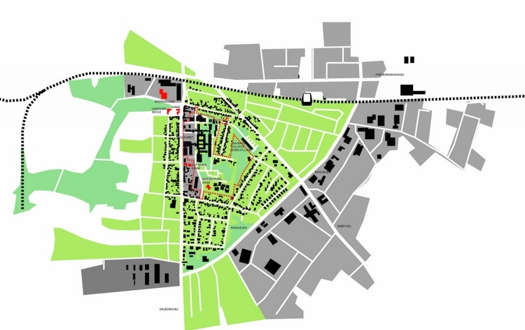 丹麦Vendsyseel医院改扩建平面图-丹麦Vendsyseel医院改扩建第9张图片