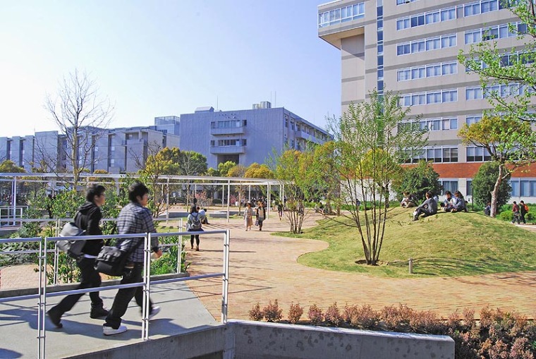 日本九州产业大学景观设计外部道-日本九州产业大学景观设计第4张图片