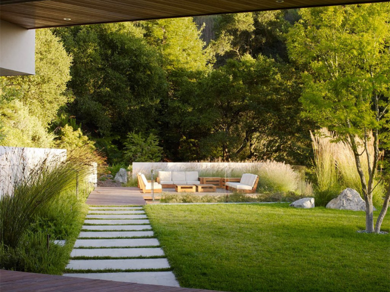 入口主景建筑资料下载-美国加州gypsy私家花园