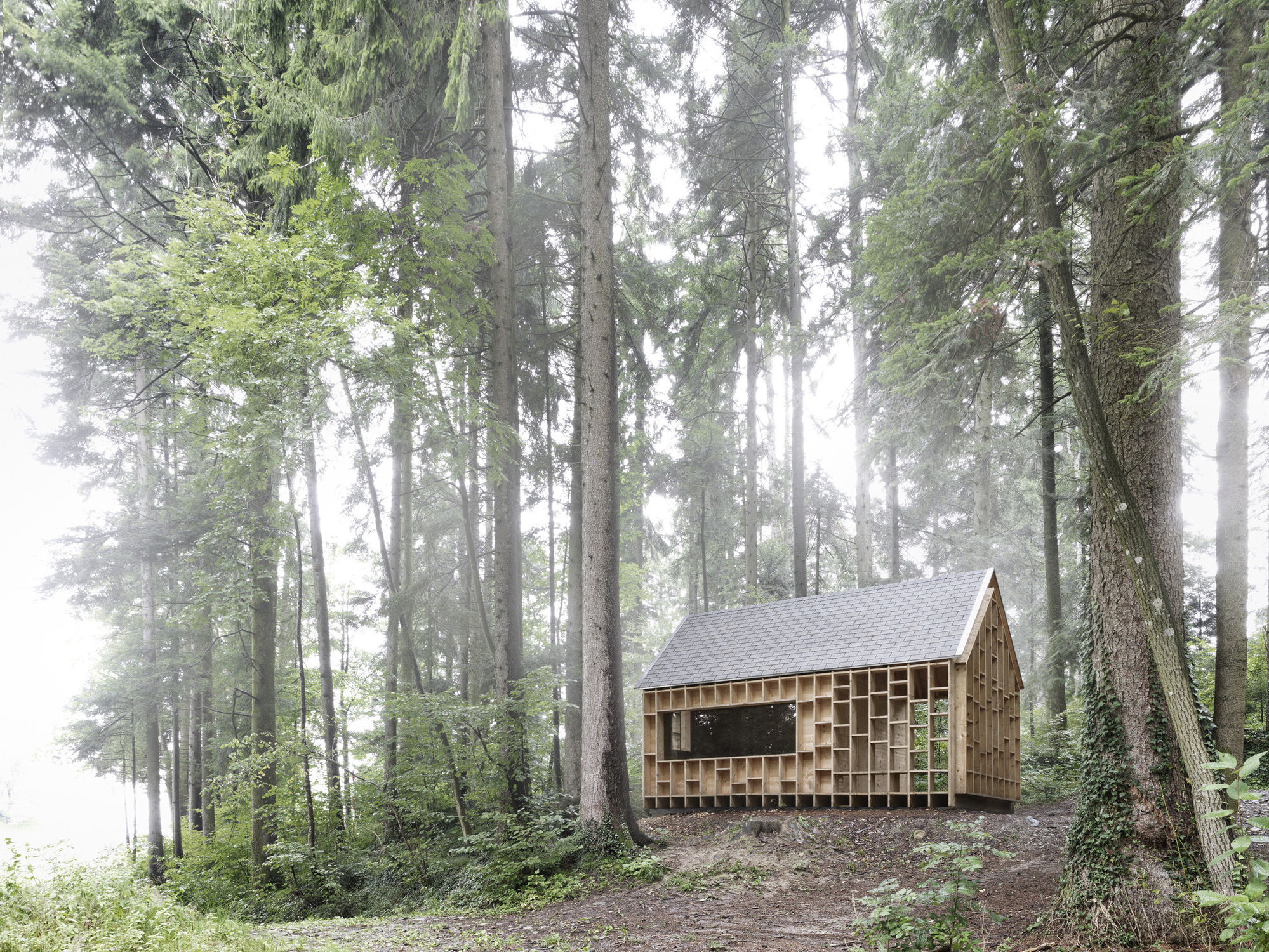 奥地利森林小屋