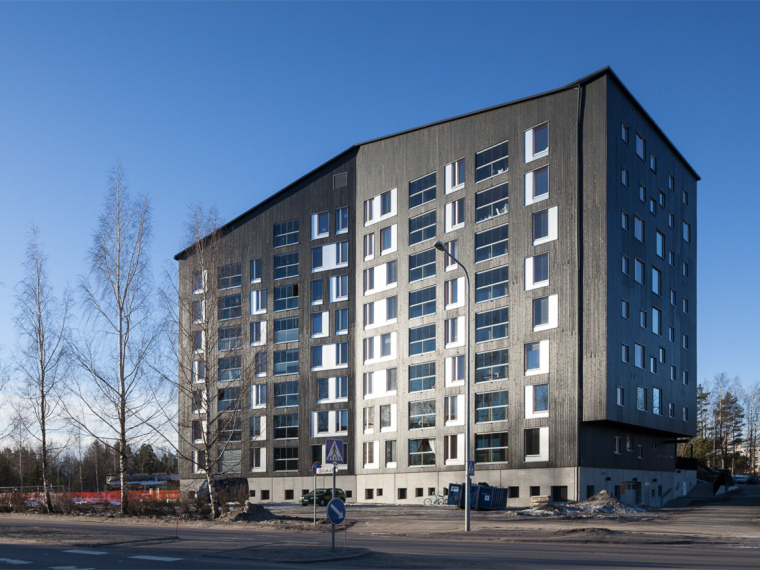 芬兰拉加萨罗教堂资料下载-芬兰Puukuokka公寓楼