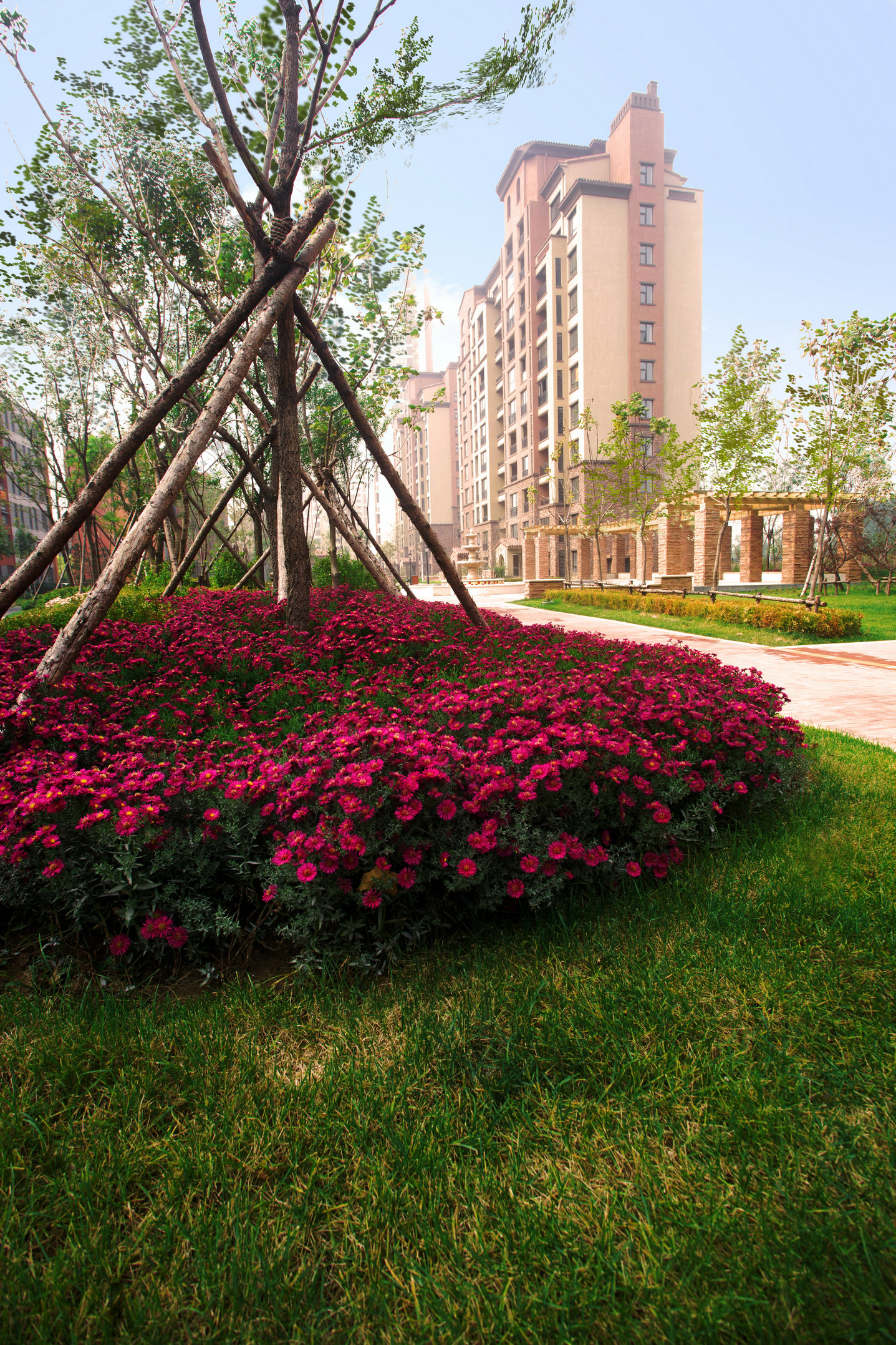 沈阳信达理想城住宅小区景观