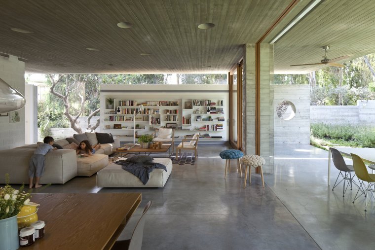 以色列建筑师的别墅内部实景图-以色列建筑师的别墅第18张图片