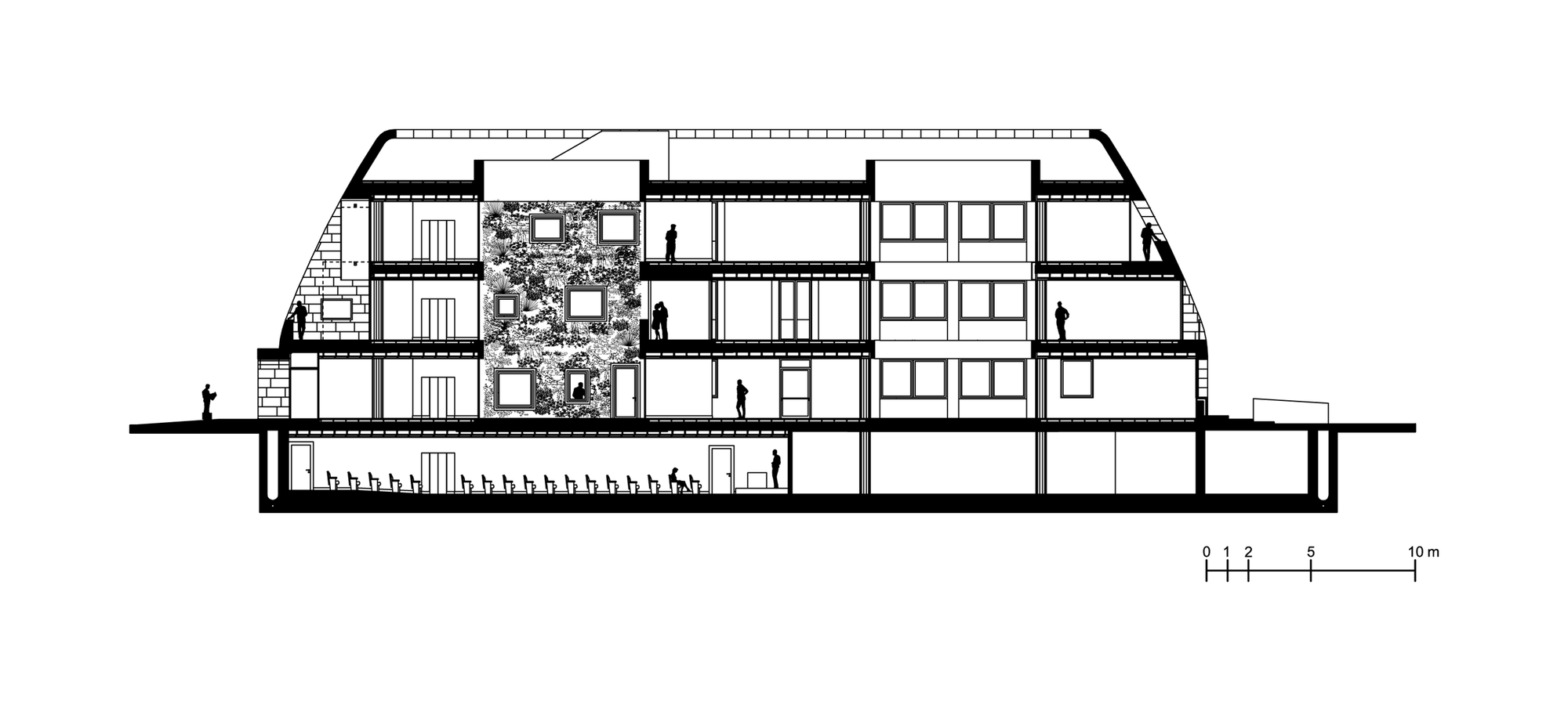 意大利pisa银行总部大楼立面图