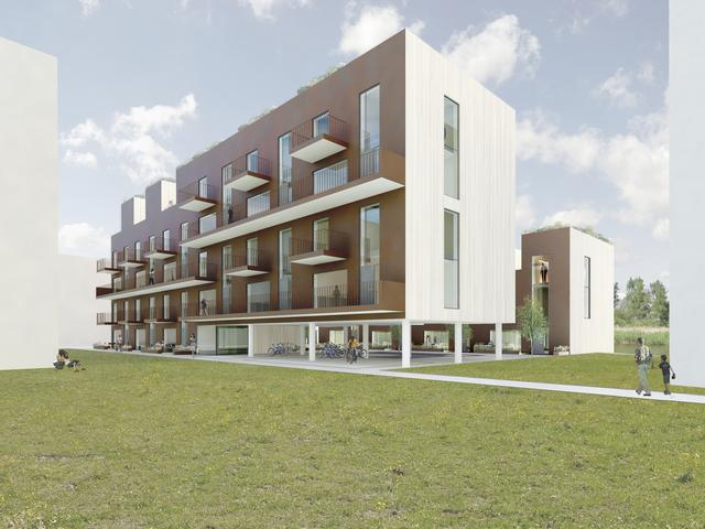 可持续住宅建筑设计资料下载-瑞典可持续发展住宅区
