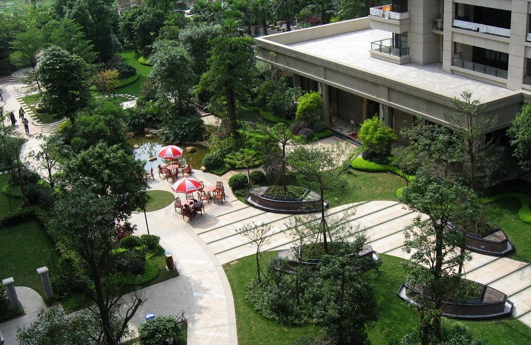 南宁盛天熙园住宅区景观