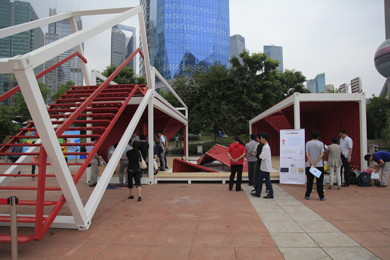 上海集装箱艺术商业模块外部实景-上海集装箱艺术商业模块第7张图片