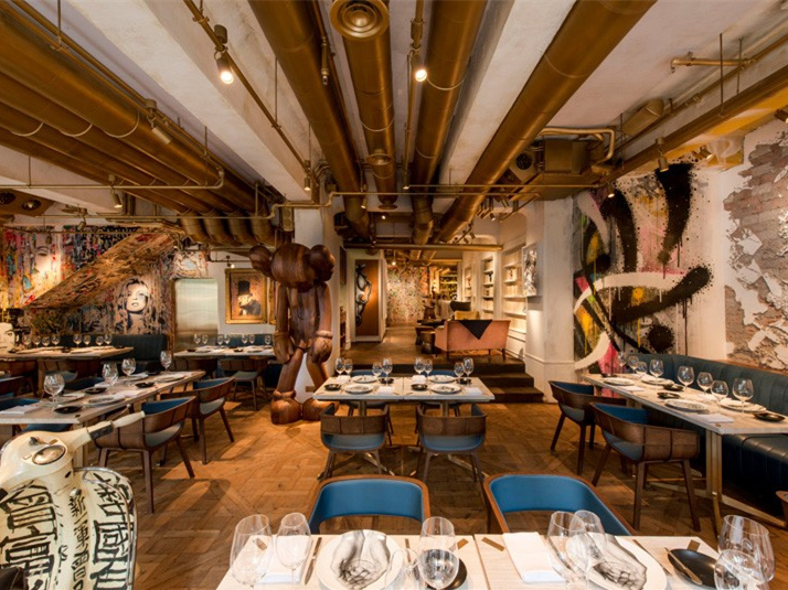 法国餐厅餐厅资料下载-香港比博法式艺术餐厅