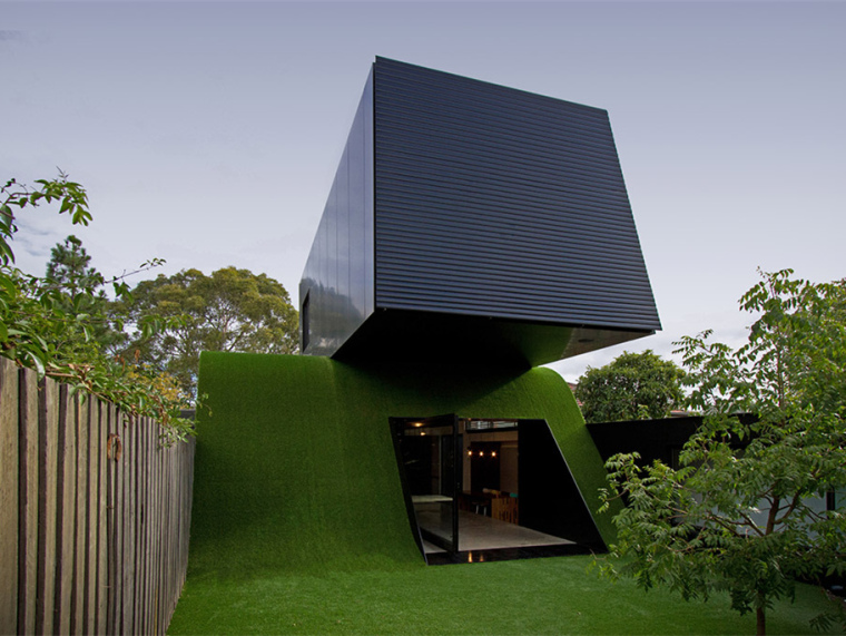 澳大利亚手风琴造型的资料下载-澳大利亚绿山住宅