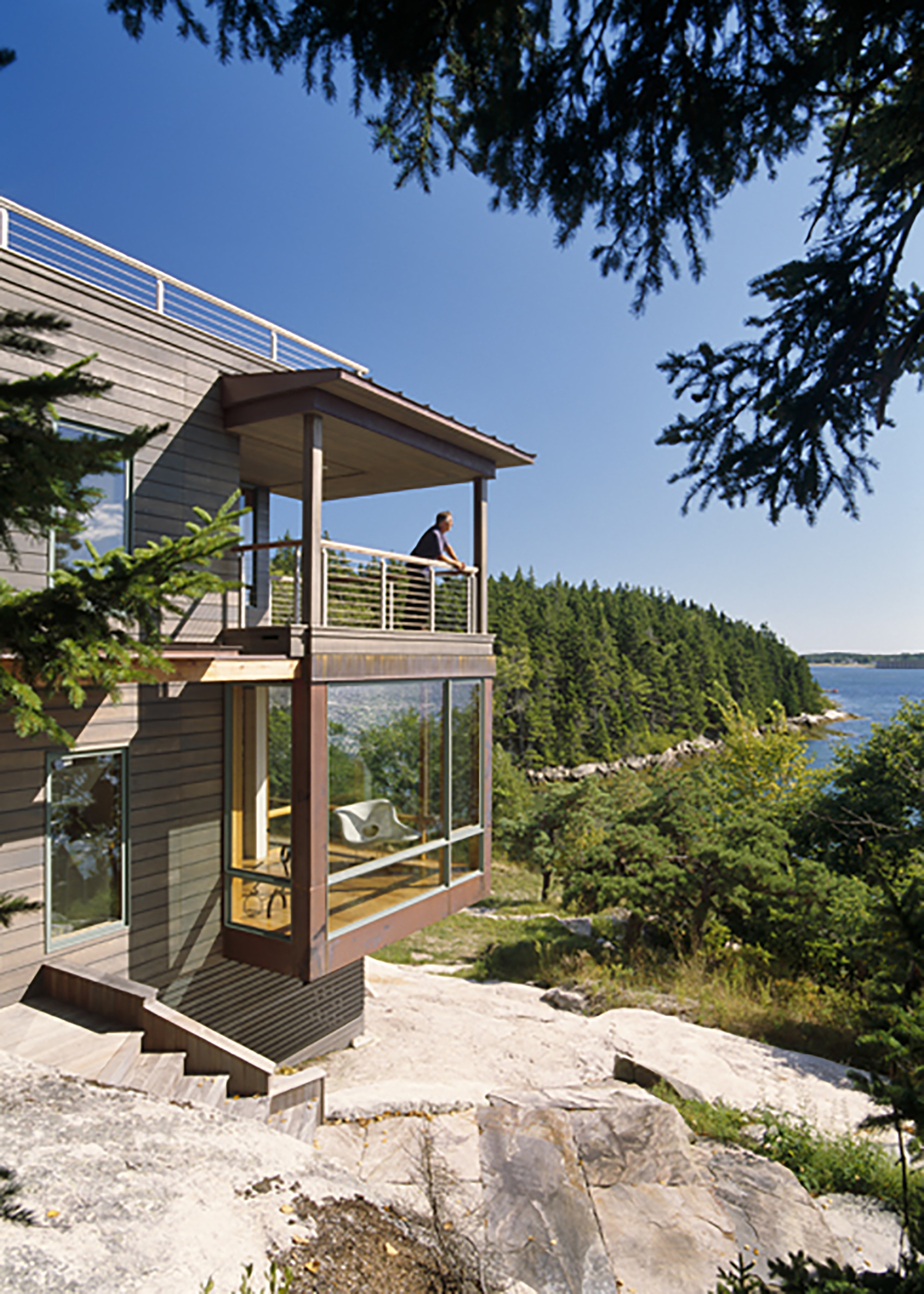 美国缅因州岩脊别墅