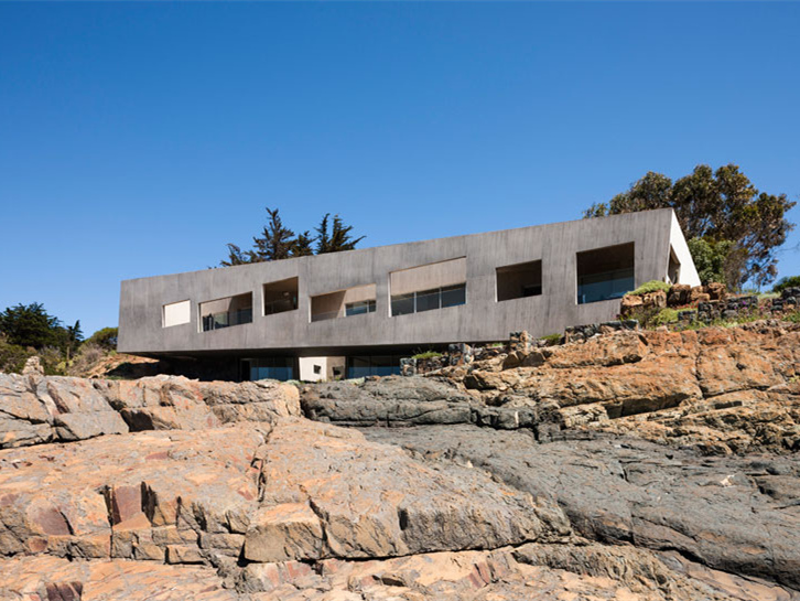 小住宅外观设计资料下载-智利海滨私人住宅