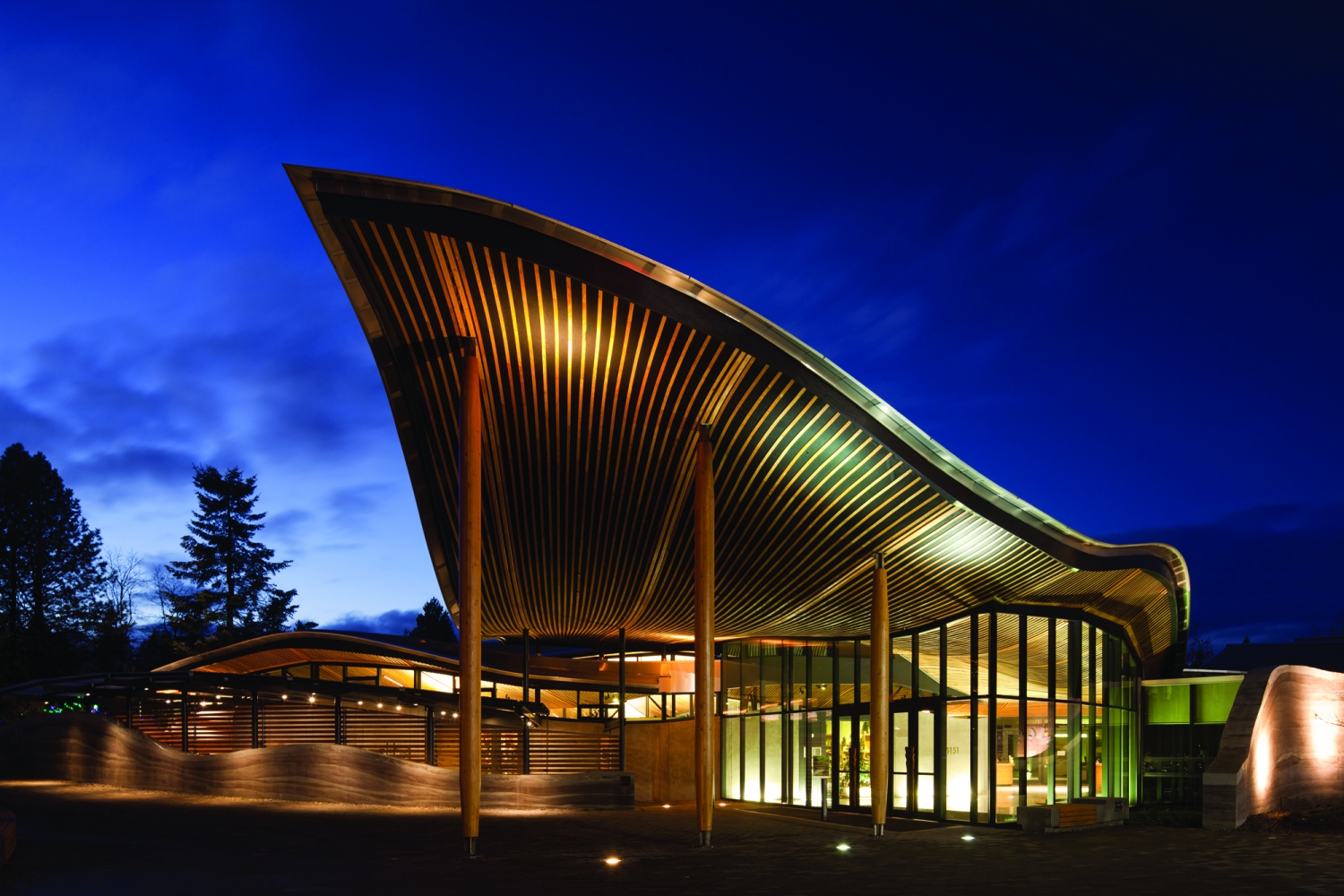 加拿大vandusen植物园游客中心-公共设施建筑案例-筑龙建筑设计论坛