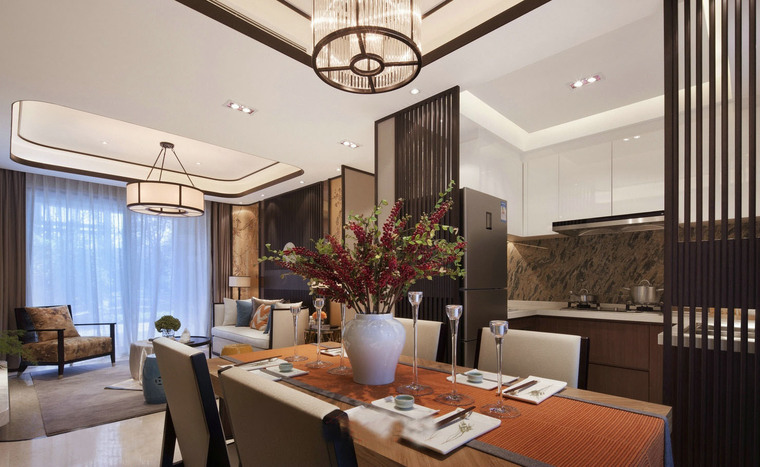 苏州中泱天成B户型样板房