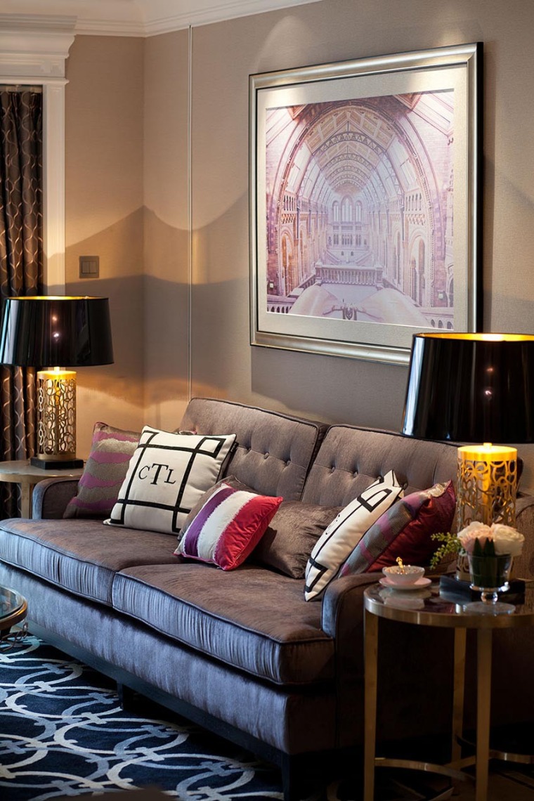 昆明现代美式风格样板间室内客厅-昆明现代美式风格样板间第3张图片