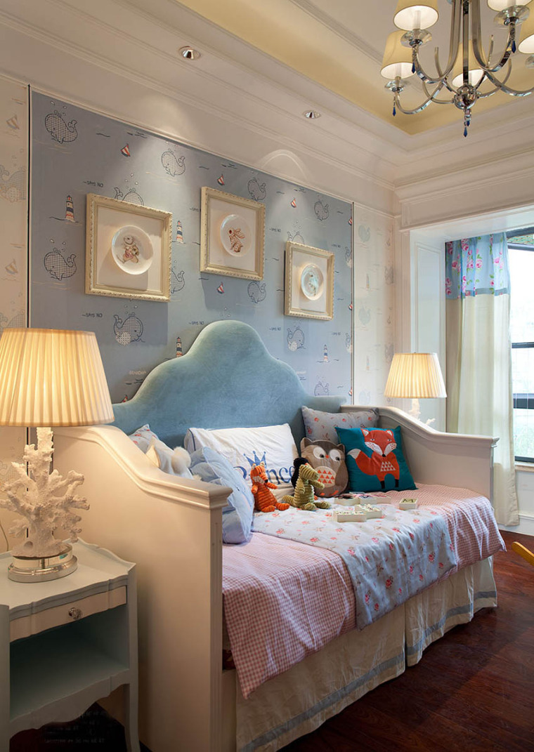 昆明现代美式风格样板间室内房间-昆明现代美式风格样板间第7张图片