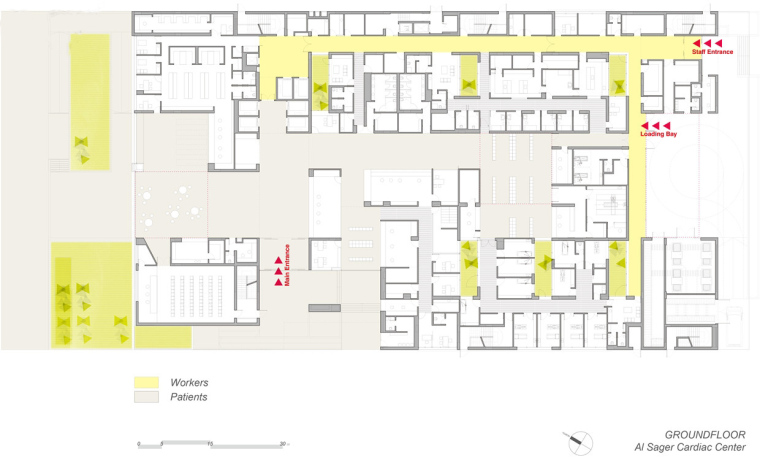 科威特心脏研究与康复中心平面图-科威特心脏研究与康复中心第7张图片