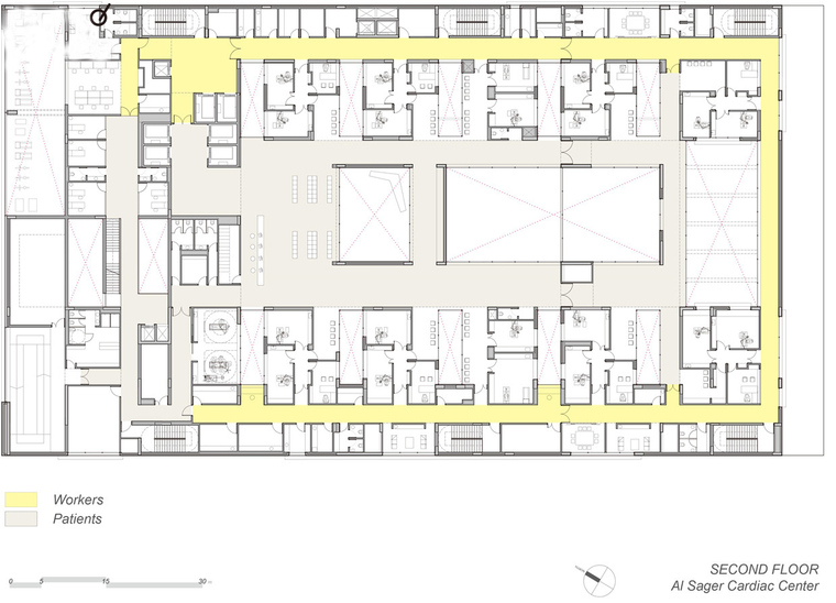科威特心脏研究与康复中心平面图-科威特心脏研究与康复中心第9张图片