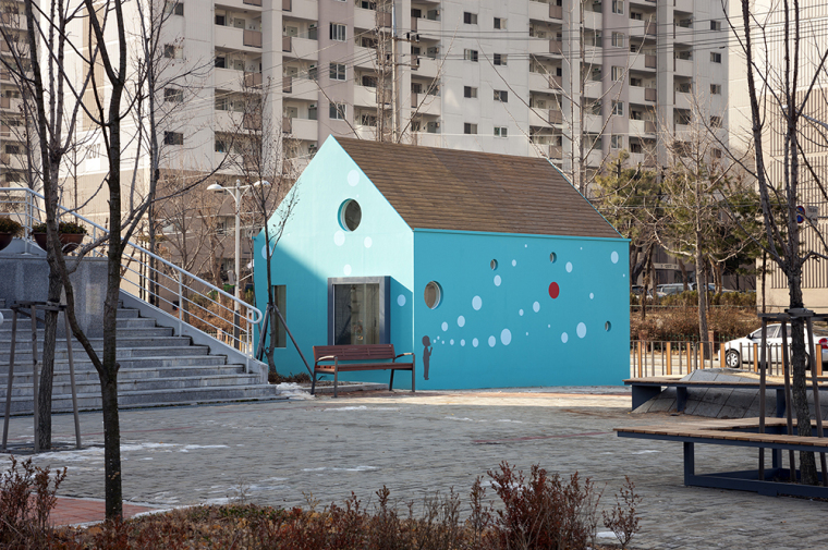 儿童设施立面资料下载-韩国儿童活动中心