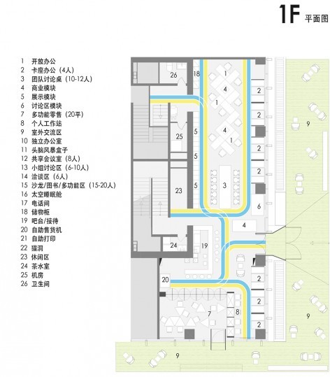 北京知名地产新干线We+联合办公空间_12