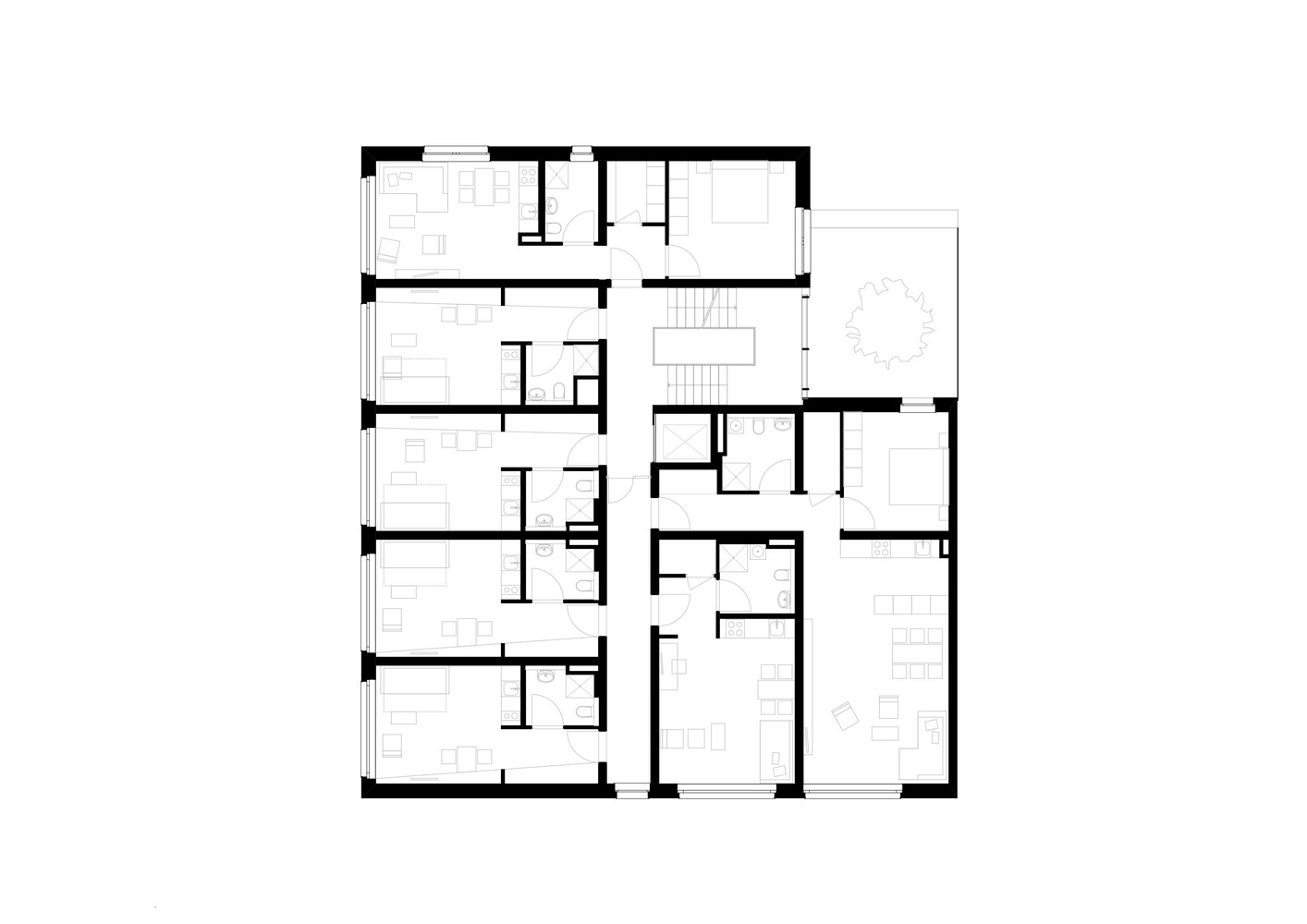 德国kamp lintfort学生公寓-居住建筑案例-筑龙建筑设计论坛