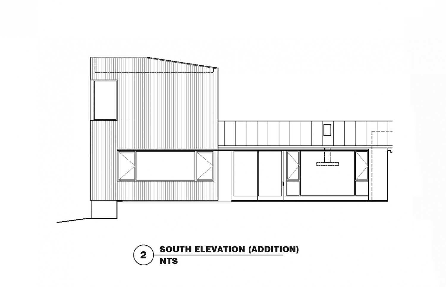 美国日式雪松住宅立面图