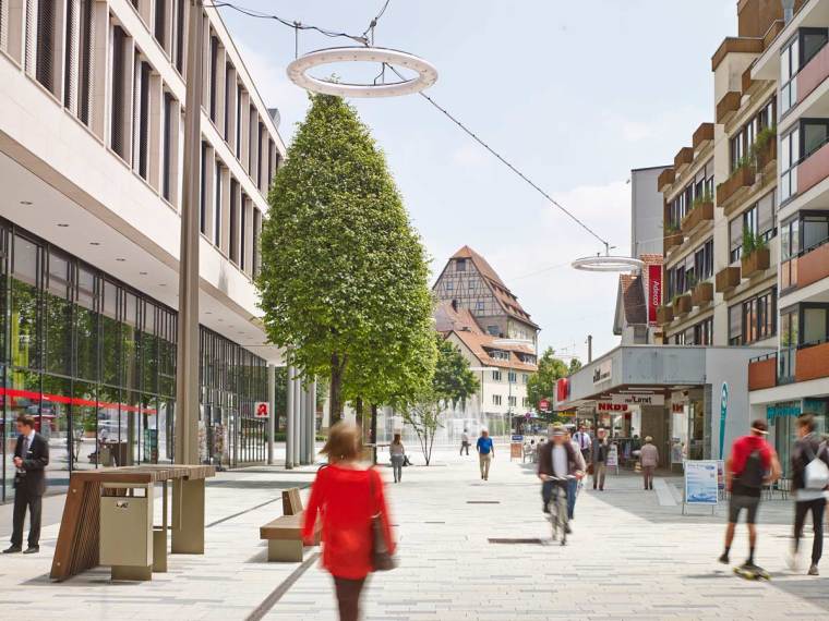 公共空间陈设设计资料下载-德国Boblingen公共空间改造