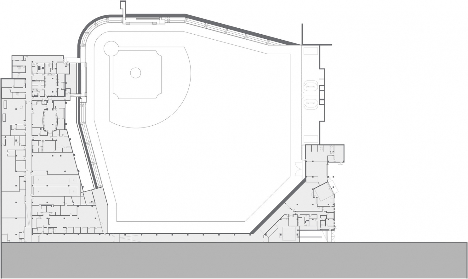 美国chs棒球场平面图